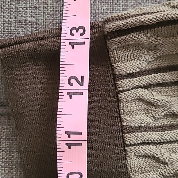 Y2K mossimo wool blend midi skirt‎ Two toned browns designs size Small - Picture 12 of 16